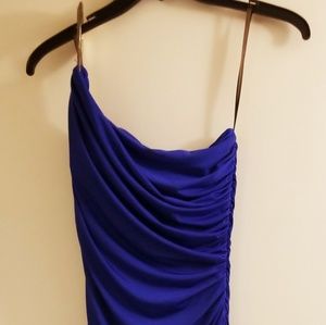 Royal blue dress